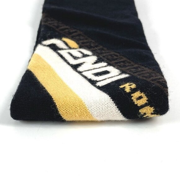 FENDI FXS385 logo Accessories Headbands hair band wool Black main image 7